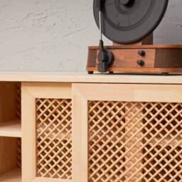 Media Console, Handmade From Solid Pinewood - Suksess - thumbnail 2