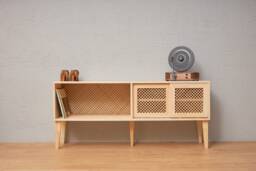 Media Console, Handmade From Solid Pinewood - Suksess