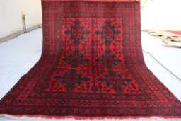 5'1x6'6 Ft Handmade Bukhara Afghan Rug, Genuine Khal Mohammedi Area Turkmen Oriental Geometric Livingroom D??cor Rug - thumbnail 1