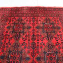 5'1x6'6 Ft Handmade Bukhara Afghan Rug, Genuine Khal Mohammedi Area Turkmen Oriental Geometric Livingroom D??cor Rug - thumbnail 3