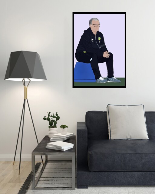 Marcelo Bielsa Digital Art Print - On Foamex Board Or Photo Paper - image 1