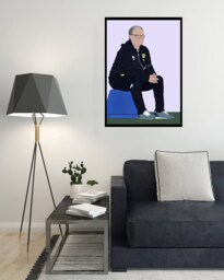 Marcelo Bielsa Digital Art Print - On Foamex Board Or Photo Paper - thumbnail 1