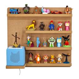 Large Rectangular Tonie Shelf, Suitable For Toniebox 1 & 2 Storage, Wall Mounted Unpainted Mdf Kids Room D??cor, Display Shelf - thumbnail 3