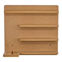 Large Rectangular Tonie Shelf, Suitable For Toniebox 1 & 2 Storage, Wall Mounted Unpainted Mdf Kids Room D??cor, Display Shelf - thumbnail 2