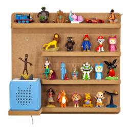 Large Rectangular Tonie Shelf, Suitable For Toniebox 1 & 2 Storage, Wall Mounted Unpainted Mdf Kids Room D??cor, Display Shelf