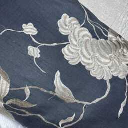 Embroidered Floral Cushion Cover 12x20 - thumbnail 3