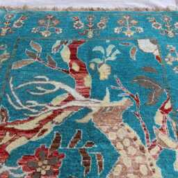 3x5 Ft Afghan Kazak Animal Art Rug, Brand New Luxury Rug, Medallion Geometric Area Livingroom Accent Rug - thumbnail 3