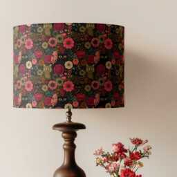 Cat Lampshade - Autumn Flowers Drum Lamp Shade Cats Shade, Kittens, Decor, Ceiling Lamp, Table 25cm 30cm 35cm 40cm 45cm - thumbnail 3