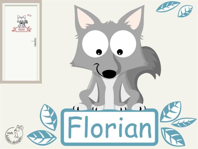 "Wall Sticker ""Wolf" - image 1
