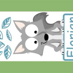 "Wall Sticker ""Wolf" - thumbnail 3