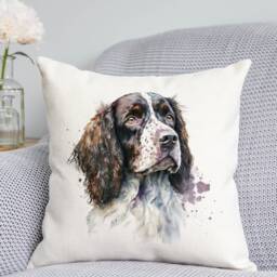 Springer Spaniel Cushion - Dog Related Gift Reserved For Dog Cushion Gift