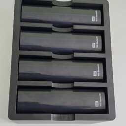 Display Shelf Unit For Wd Elements Desktop Hdd Storage - Hard Drive Rack Desk Tidy - thumbnail 4