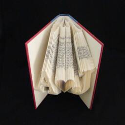 A Heart J 2 Letters With Symbol Love Lovers Wedding Anniversary Gift Folded-Book Art Sculpture - thumbnail 4