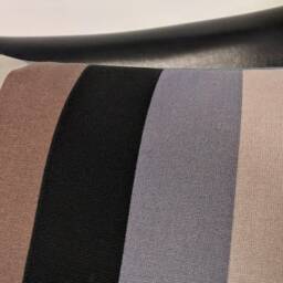 Piped Cushion Cover in Striped Fabric 40x40 cm - thumbnail 3