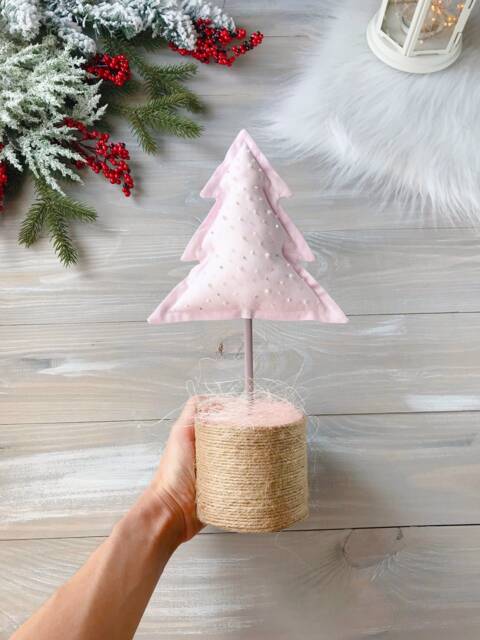 Fabric Christmas Tree 11, 9 - image 1