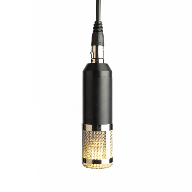 Hanging Studio Microphone Lamp/Recording Decor Producer Condenser Pendant Light Modern Design Home Theater Music Room - image 1
