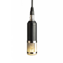 Hanging Studio Microphone Lamp/Recording Decor Producer Condenser Pendant Light Modern Design Home Theater Music Room - thumbnail 1