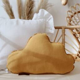 "Linen Cloud Pillow ""Mango" - thumbnail 2