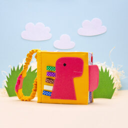 Dino Dinosaur Felt Quiet Book Baby Sensory Toy
