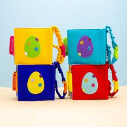 Dino Dinosaur Felt Quiet Book Baby Sensory Toy - thumbnail 4