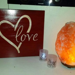 Love Sign Distressed Rustic Wood Heart Valentine's 5 Year Anniversary Gift Romantic Decor Primitive Open Wall Hanging - thumbnail 4