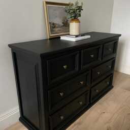 Custom Painted Furniture - Vintage Retro Chest Of Drawers Personalised Commission - thumbnail 3
