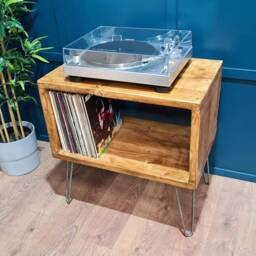 Please Read The Listing. 50cm Lp Vinyl Storage Display Unit With 4 - thumbnail 4