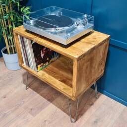 Please Read The Listing. 50cm Lp Vinyl Storage Display Unit With 4 - thumbnail 3