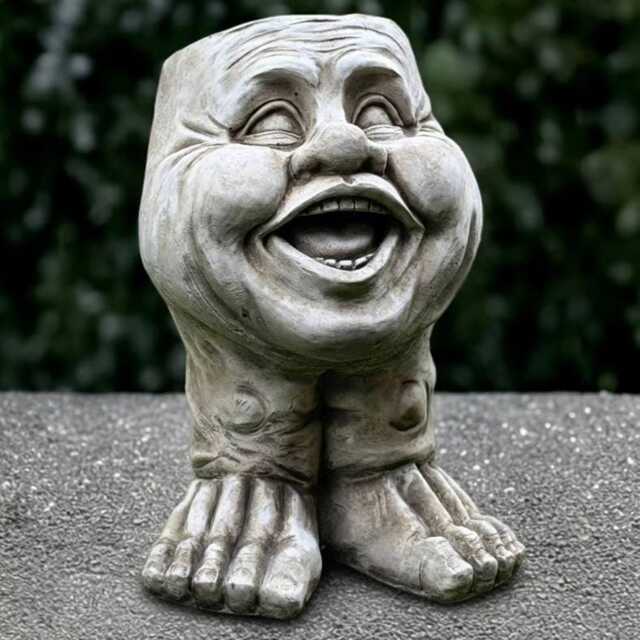 Large Flower Pot Statue Concrete Planter Person Decoration Outdoor Plant Sculpture Front Door Ornament Garden & Home Figurine Yard Art - image 1