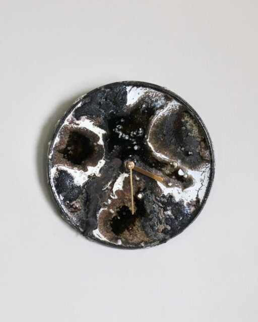 Ceramic Wall Clock - A By Ohara Koichi/Japanese Studio Pottery/Made in Tokoname Japan - image 1