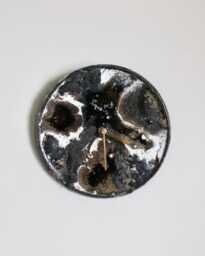 Ceramic Wall Clock - A By Ohara Koichi/Japanese Studio Pottery/Made in Tokoname Japan