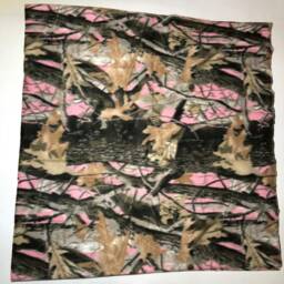 Zoofleece Pink Camo Hunting Girls Camouflage Blanket Quilt Throw 60x60 - thumbnail 2