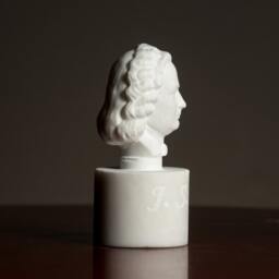 Marble Bust Of J. S. Bach Carved Greek Marble Statue Figurine Artist Sculpture - thumbnail 2