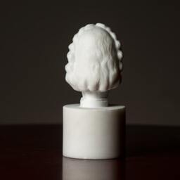 Marble Bust Of J. S. Bach Carved Greek Marble Statue Figurine Artist Sculpture - thumbnail 3