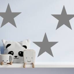 Sale Large Star Wall Decals Peel & Stick Nursery Decor - 6 Pack - thumbnail 2