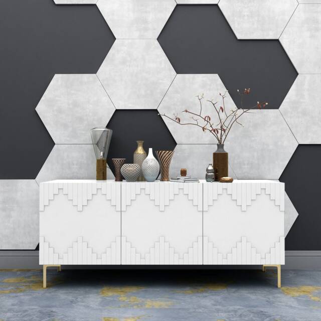 Hexagon Wall Art, Sculpture, Decor, Hexagon Tiles, 3D Art Geometric, Home Decor - Skuhexpr8 - image 1