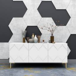 Hexagon Wall Art, Sculpture, Decor, Hexagon Tiles, 3D Art Geometric, Home Decor - Skuhexpr8