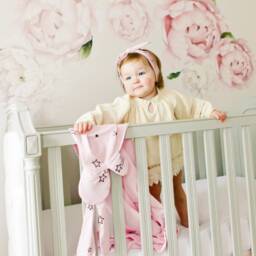 Bunny Blanket, Baby Lovey Organic Security Blankie, Lovie Blankets, Blanket - thumbnail 3