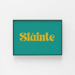 Sl??inte Print, Irish Wall Art, Great For Pubs & Weddings, Restaurants, Possible St. Patrick's Day Artwork. Thoughtful Gift Ideas - thumbnail 2