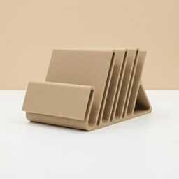 Non-Slip Desktop File Organizer - Modern Office Desk Storage For Papers, Magazines & Notebooks - Space-Saving Minimalist Holder