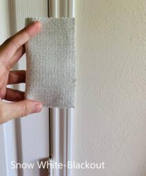 Snow White Curtains With Self Blackout, Blackout Curtain Drapery, Custom Self Blackout Heavy Weight - thumbnail 1