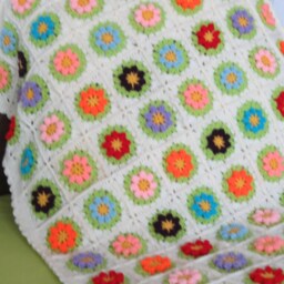Granny Square Crochet Blanket - thumbnail 2