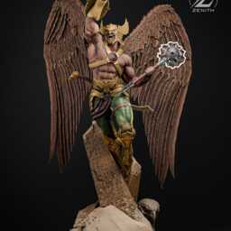 Eternal Winged Warrior - Comic Superhero Fighter Hawkman Resin Figure 16K - thumbnail 4