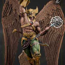 Eternal Winged Warrior - Comic Superhero Fighter Hawkman Resin Figure 16K - thumbnail 2