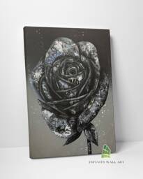 Graffiti Rose Canvas Art Wall Fashion Print Picture Banksy Style Home Decor -C898 - thumbnail 1