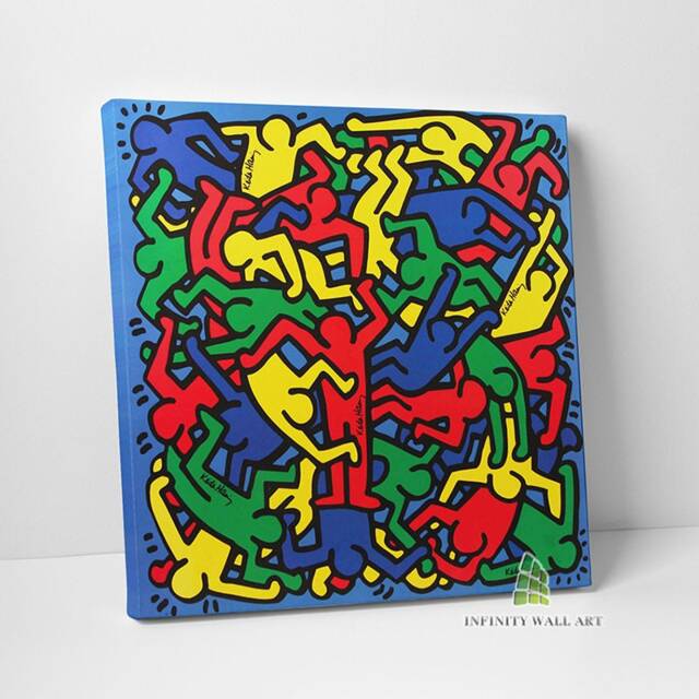 Abstract Family Canvas Art Wall Pop Print Picture Framed Home Decor -D918 - image 1
