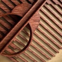 Wood Laser Cut Artwork - Planetarium - thumbnail 3