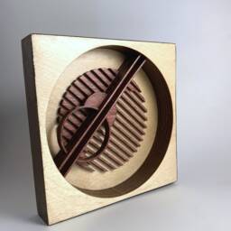 Wood Laser Cut Artwork - Planetarium - thumbnail 2