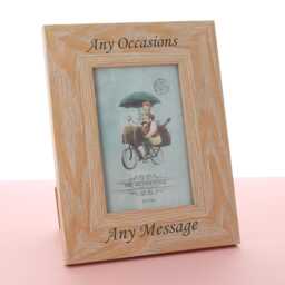 Personalised Photo Frame Various Sizes/Finishes Wooden Engraved Gift For Birthdays Anniversary Mum Nan Any Occasion Gifts - thumbnail 3