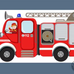 "Wall Sticker ""Fire Engine I." - thumbnail 3